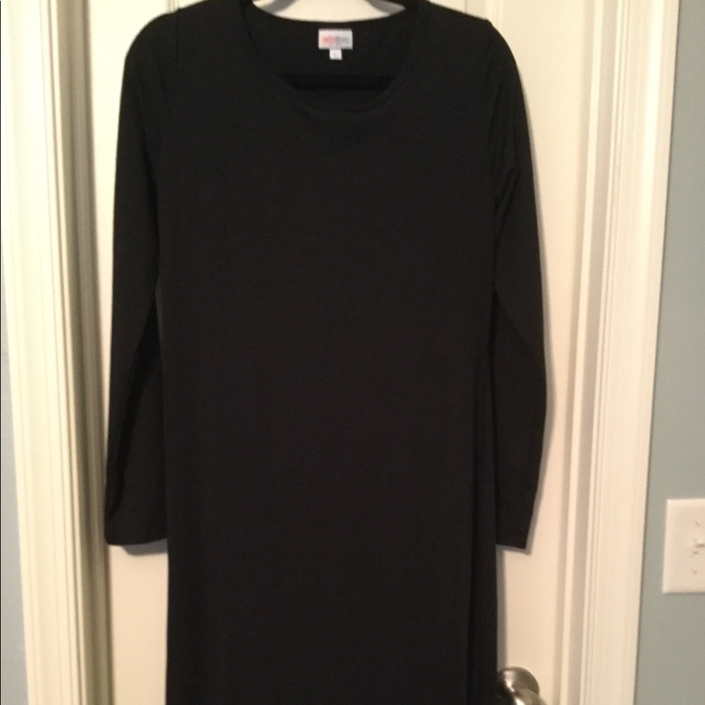 Solid Black Lularoe Debbie dress